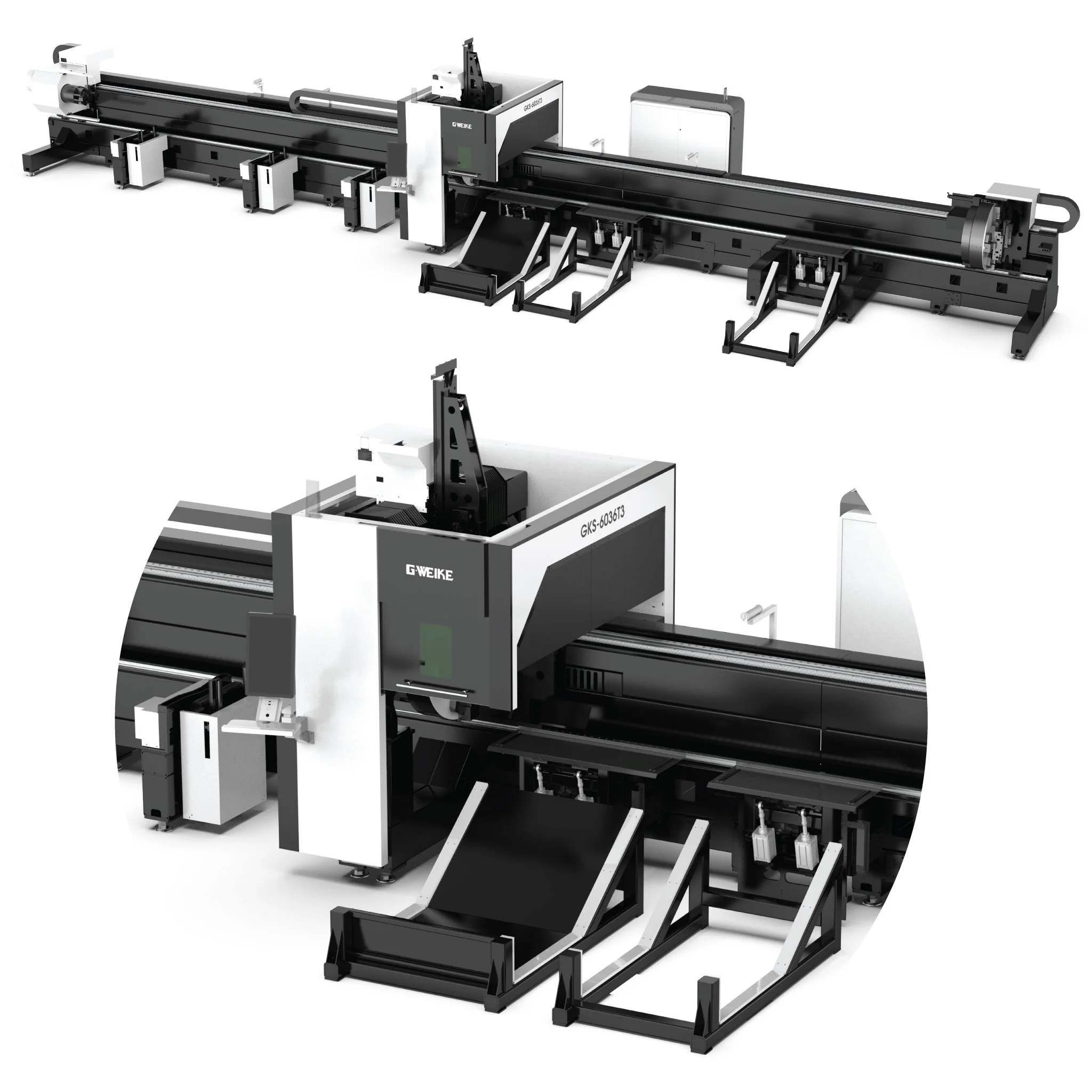 Open Bed Fiber Lasers